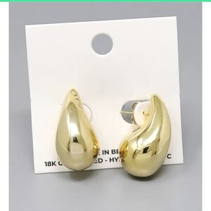 18K Gold Filled Teardrop Earrings